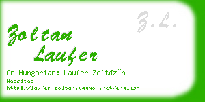 zoltan laufer business card